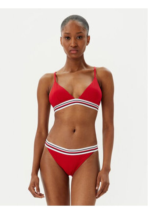 TOMMY HILFIGER - Tommy Hilfiger Dół od bikini UW0UW05829 Czerwony. Kolor: czerwony. Materiał: syntetyk