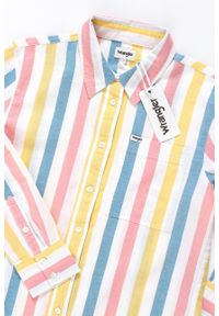 Wrangler - KOSZULA WRANGLER DECK CHAIR STRIPE WHITE W5N01F989. Kolor: wielokolorowy #9