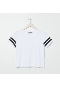 Sinsay - Koszulka - Biały. Kolor: biały #1