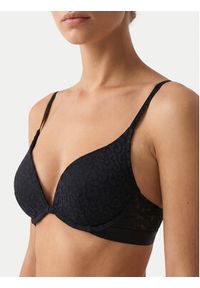 TOMMY HILFIGER - Tommy Hilfiger Biustonosz push-up UW0UW06347 Czarny. Kolor: czarny. Materiał: syntetyk. Rodzaj stanika: push-up #3