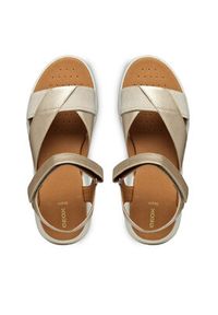 Geox Sandały D Dandra 40 D55SCB 0AJ22 C2LH6 Złoty. Kolor: złoty. Materiał: skóra