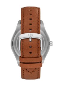 Armani Exchange - Zegarek AX2808. Kolor: brązowy. Materiał: materiał, skóra #3
