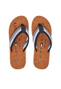 TOMMY HILFIGER - Tommy Hilfiger Japonki FM0FM05647 Niebieski. Kolor: niebieski. Materiał: materiał