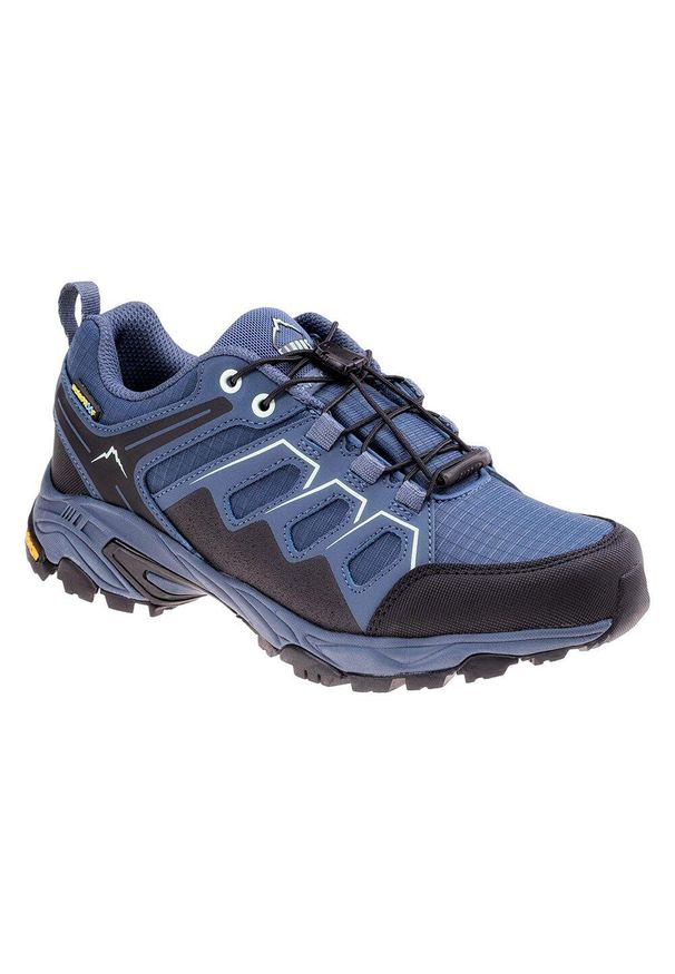 Elbrus - Damskie Wodoodporne Buty Do Chodzenia O Niskim Kroju Euren. Kolor: czarny, niebieski, wielokolorowy, zielony. Styl: sportowy