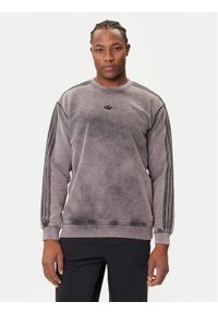 Adidas - adidas Bluza Premium Essentials Retro JD0246 Szary Loose Fit. Kolor: szary. Materiał: bawełna. Styl: retro #1