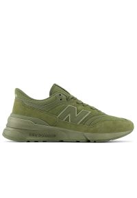 Buty New Balance U997RMF - zielone. Okazja: na co dzień. Kolor: zielony. Materiał: materiał, syntetyk, guma, skóra. Szerokość cholewki: normalna