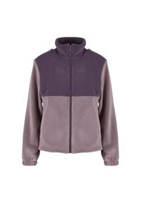 Polar damski zapinany na zamek Urban Classics. Kolor: fioletowy. Materiał: polar #1