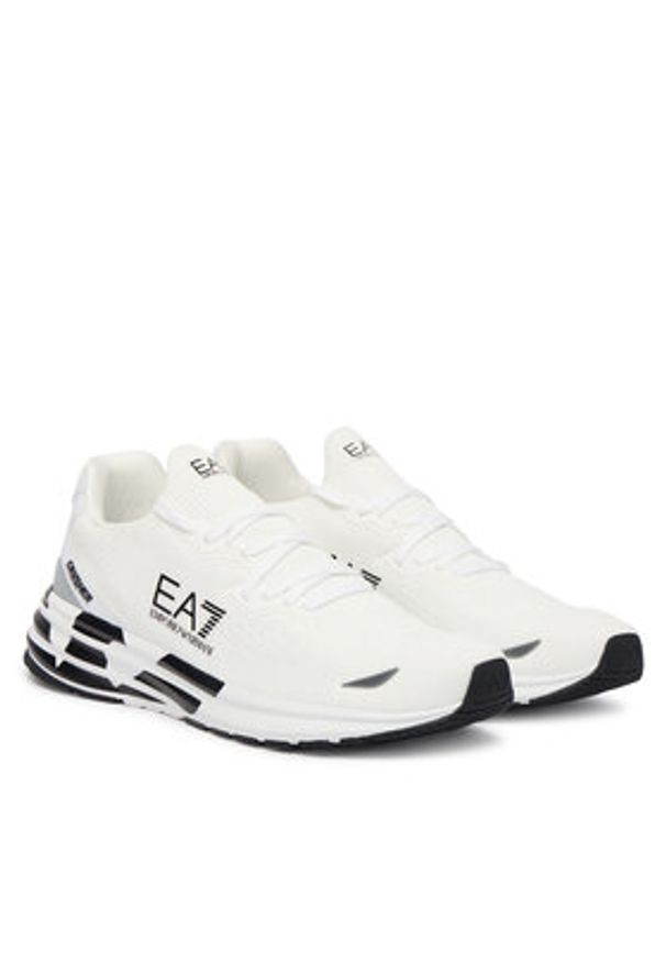 EA7 Emporio Armani Sneakersy 7X000652 AF18639 MZ021 Biały. Kolor: biały. Materiał: materiał