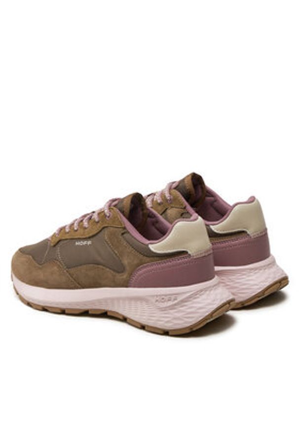 HOFF Sneakersy Budapest 22435001 Beżowy. Kolor: beżowy. Materiał: skóra, zamsz