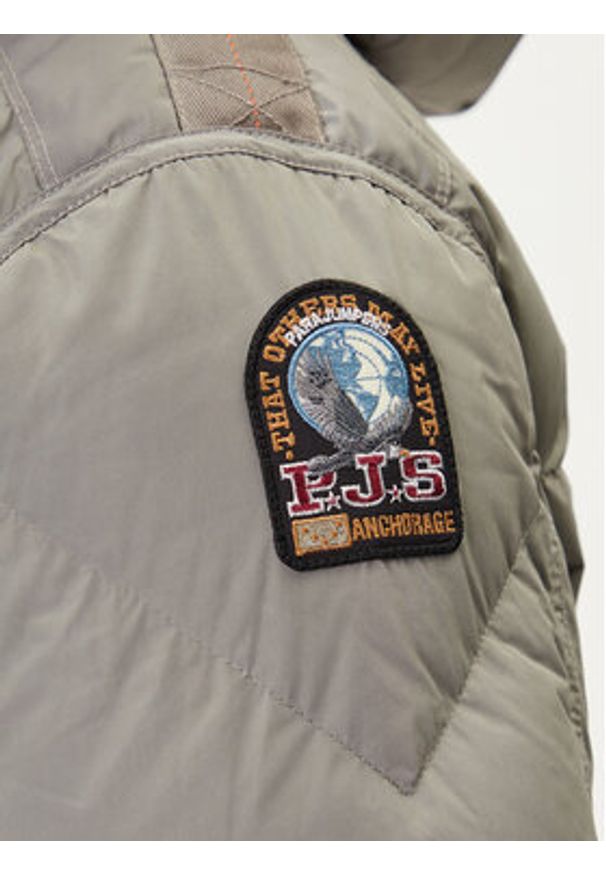 Parajumpers Kurtka puchowa Harraskeet 25WMPMPUHF03 Beżowy Regular Fit. Kolor: beżowy. Materiał: syntetyk