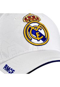 Real Madrid - Czapka z daszkiem Real Madryt Junior - oficjalna licencjonowana. Kolor: biały