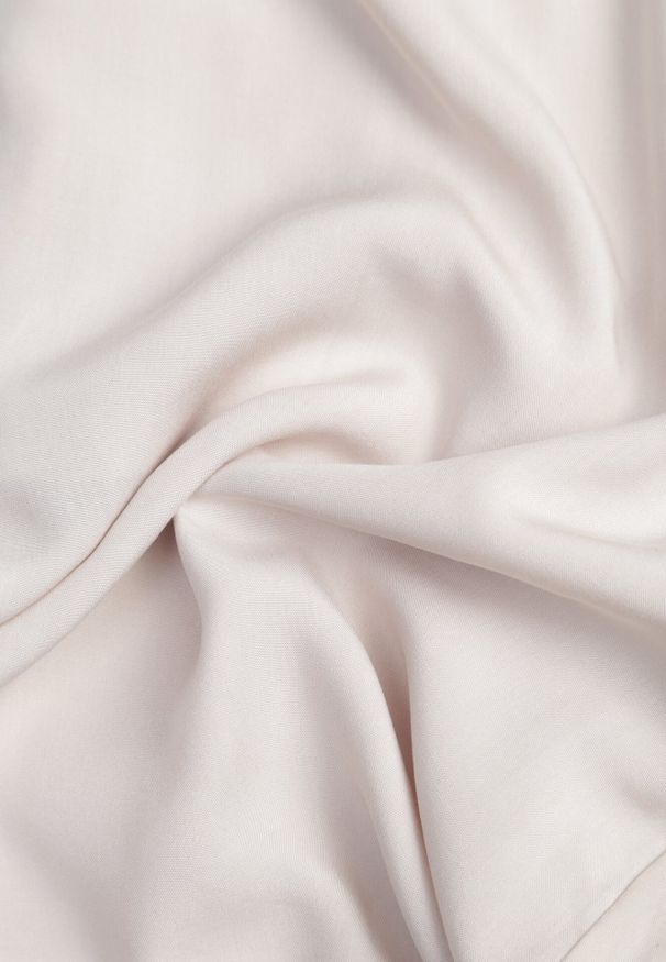 Born2be - Jasnobeżowe Bawełniane Spodnie z Szerokimi Nogawkami Palazzo z Gumką w Pasie Nesira. Okazja: na co dzień, na spacer. Kolor: beżowy. Materiał: bawełna. Styl: boho, casual