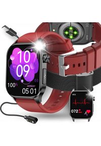 JG Smart - SMARTWATCH KARDIOWATCH POMIAR GLUKOZY EKG TEMPERATURA HRV CIŚNIENIE ROZMOWY. Rodzaj zegarka: smartwatch