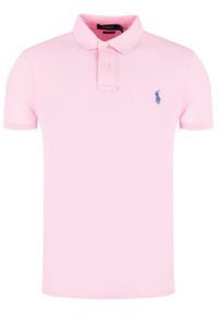 Polo Ralph Lauren Polo Core Replen 710795080 Różowy Slim Fit. Typ kołnierza: polo. Kolor: różowy. Materiał: bawełna