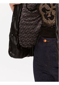 Guess Kurtka zimowa Ivana W3BL12 WFSP0 Czarny Regular Fit. Kolor: czarny. Materiał: skóra. Sezon: zima #2