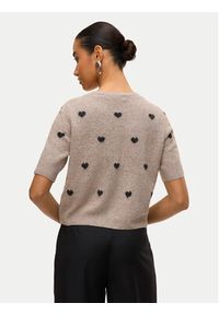 Vero Moda Kardigan Doffy 10330795 Beżowy Regular Fit. Kolor: beżowy. Materiał: syntetyk #3