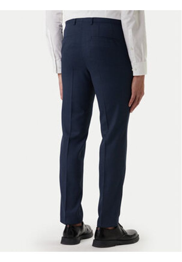 Hugo - HUGO Garnitur Henry/Getlin232X 50558069 Granatowy Slim Fit. Kolor: niebieski. Materiał: syntetyk