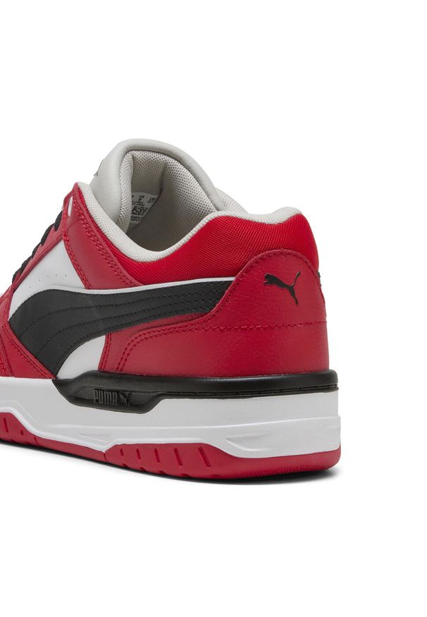 Puma - Sneakersy unisex Rebound Retro PUMA Black For All Time Red. Kolor: czarny, czerwony, wielokolorowy. Materiał: syntetyk. Sport: koszykówka