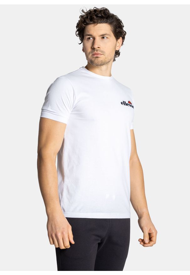 Koszulka Ellesse Voodoo Tee (SHB06835-WHI). Kolor: biały. Wzór: kolorowy. Sezon: lato. Sport: piłka nożna, tenis, narciarstwo