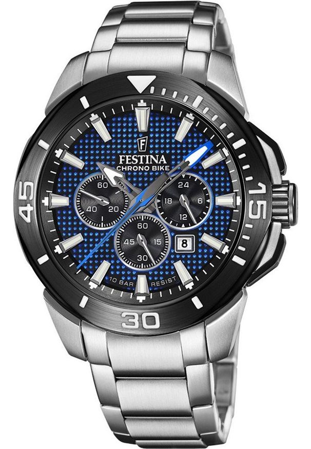 Zegarek Festina Zegarek męski Festina F20641-2 srebrny. Kolor: srebrny