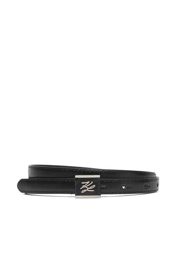 Karl Lagerfeld - Pasek Damski KARL LAGERFELD. Kolor: czarny