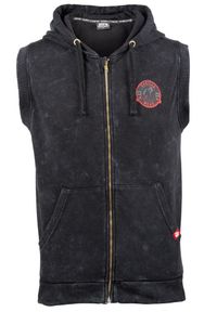 GORILLA WEAR - Silverdale Bluza z kapturem bez rękawów - Czarny. Typ kołnierza: kaptur. Kolor: czarny. Długość rękawa: bez rękawów. Sport: fitness