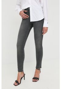 Guess jeansy damskie high waist. Stan: podwyższony. Kolor: szary #4