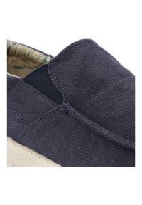 Granatowe Półbuty Jeep Stylowe Wsuwane Obuwie Męskie. Okazja: na co dzień, na spacer. Zapięcie: bez zapięcia. Kolor: niebieski. Materiał: guma, jeans. Sezon: lato. Styl: elegancki #3