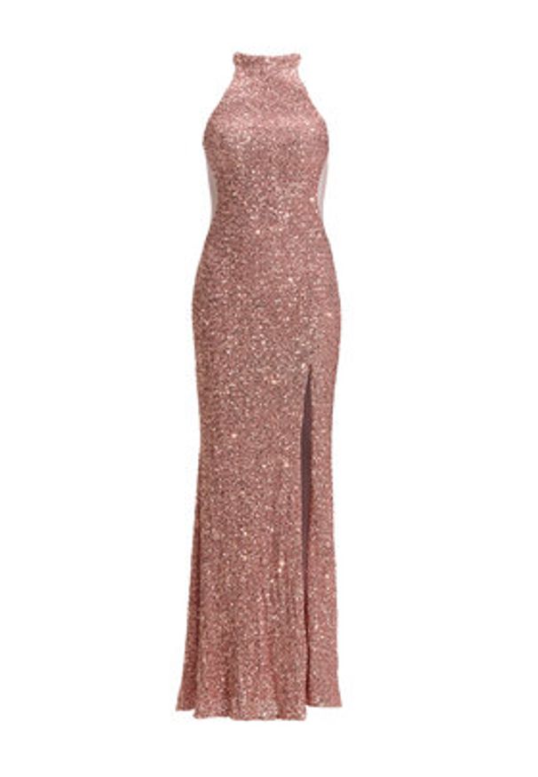 Hey Kyla Sukienka wieczorowa 5AJ006HK Różowy Slim Fit. Kolor: różowy. Materiał: syntetyk. Styl: wizytowy