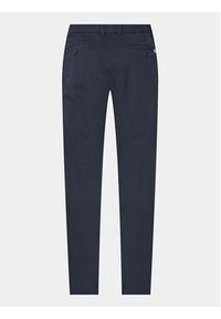 Lindbergh Chinosy 30-005044 Granatowy Slim Fit. Kolor: niebieski. Materiał: bawełna