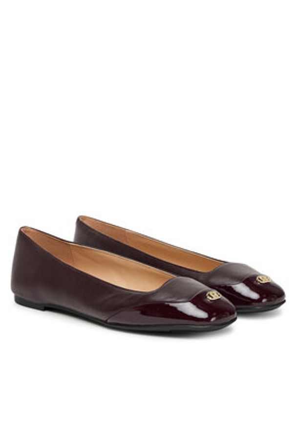 Liu Jo Baleriny Brigitte 03 SF5041 PX695 Brązowy. Kolor: brązowy. Materiał: skóra