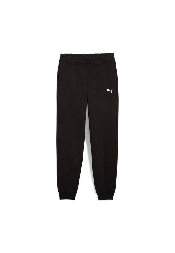 Spodnie Dresowe Puma Ess Cl Fl G Dzieci. Kolor: czarny. Materiał: dresówka