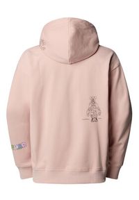 The North Face Bluza Unisex Mountain Cleanup NF0A8C2V Różowy Oversize. Kolor: różowy. Materiał: bawełna