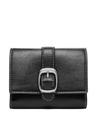 Calvin Klein Portfel Buckle 2 In 1 Wallet LV04F1168G Czarny. Kolor: czarny. Materiał: skóra #3