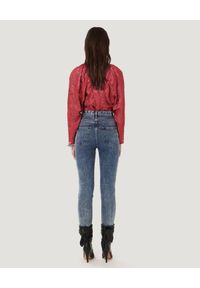 IRO PARIS - Granatowe jeansy z przeszyciami Gismond. Stan: podwyższony. Kolor: niebieski. Długość: długie #2