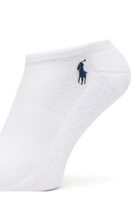 Polo Ralph Lauren Zestaw 6 par niskich skarpet damskich 455950427002 Biały. Kolor: biały. Materiał: materiał, bawełna