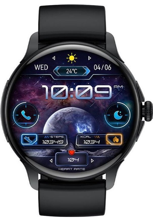 Smartwatch Colmi Smarwatch Colmi V72 (czarny). Rodzaj zegarka: smartwatch. Kolor: czarny