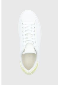 Guess buty ROCKIES kolor biały. Zapięcie: sznurówki. Kolor: biały. Materiał: skóra, guma. Obcas: na platformie #3