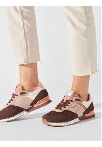Pepe Jeans Sneakersy PLS31529 Brązowy. Kolor: brązowy. Materiał: materiał #8