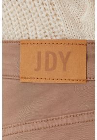 JDY - Jacqueline de Yong - Spodnie. Kolor: brązowy. Materiał: bawełna #4