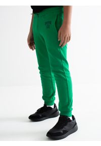 Big-Star - Spodnie chłopięce dresowe ze ściągaczem zielone Olalus 301/ Jefferson 301. Okazja: na co dzień. Kolor: zielony. Materiał: dresówka. Wzór: haft. Styl: casual, elegancki #5