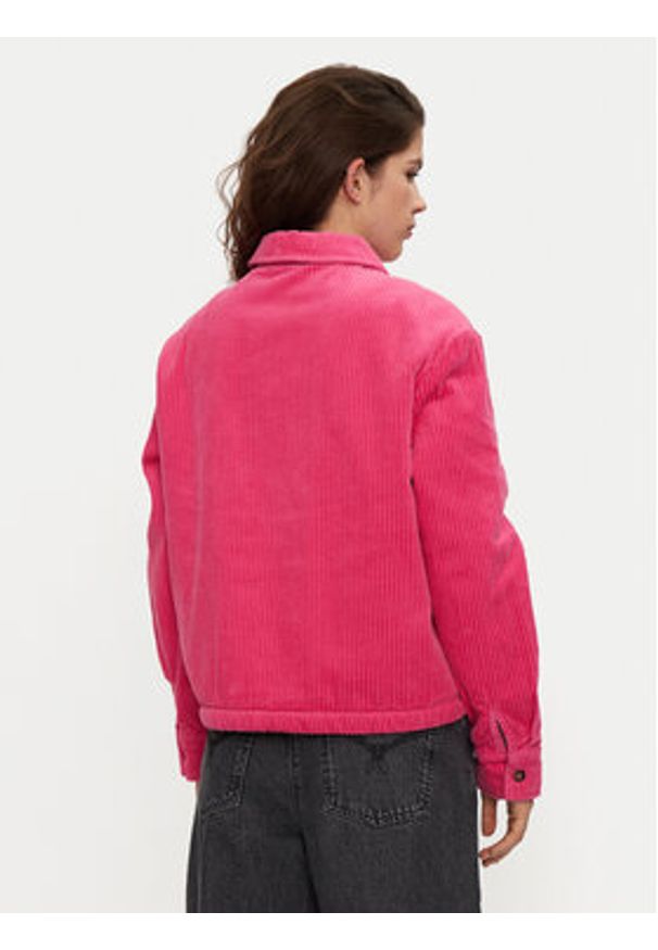 United Colors of Benetton - United Colors Of Benetton Kurtka przejściowa 2HKTDN06O Różowy Regular Fit. Kolor: różowy. Materiał: bawełna