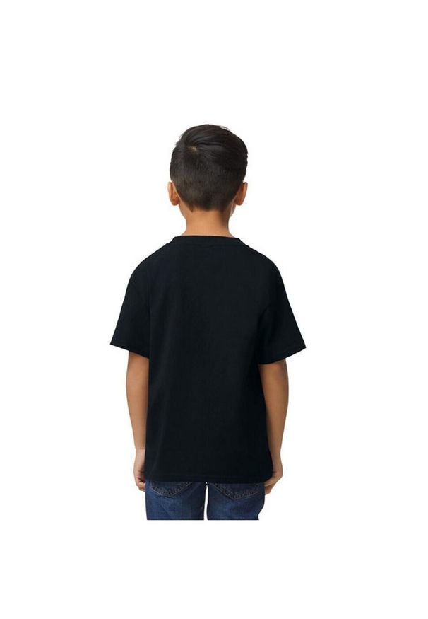 GILDAN - Koszulka Dziecięca Softstyle Midweight T-shirt. Kolor: czarny