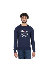 Sweter męski Rossignol Jacquard Crew Neck. Kolor: niebieski