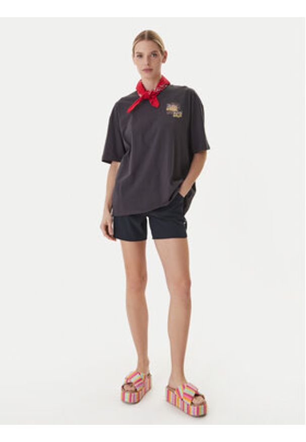 Billabong T-Shirt Sun Chasing EBJZT00581 Czarny Loose Fit. Kolor: czarny. Materiał: bawełna