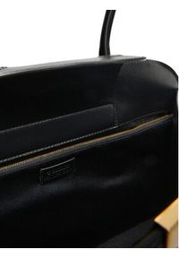 TOMMY HILFIGER - Tommy Hilfiger Torebka Iconic Leather Tote AW0AW18206 Czarny. Kolor: czarny. Materiał: skórzane #4