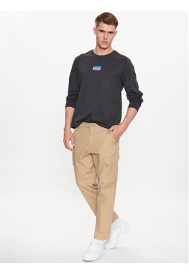 Levi's® Longsleeve Graphic Mini 36015-0157 Czarny Regular Fit. Kolor: czarny. Materiał: bawełna. Długość rękawa: długi rękaw