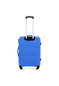 Wittchen - Zestaw walizek z ABS-u tłoczonych. Kolor: niebieski. Materiał: guma. Styl: klasyczny #9