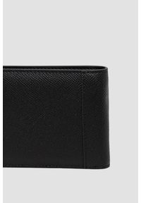 Karl Lagerfeld - KARL LAGERFELD Czarny portfel skórzany Monogram. Kolor: czarny. Materiał: skóra #2