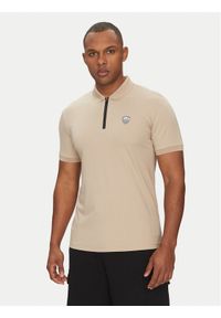 EA7 Emporio Armani Polo 8NPF13 PJRGZ U6155 Granatowy Regular Fit. Typ kołnierza: polo. Kolor: beżowy. Materiał: syntetyk